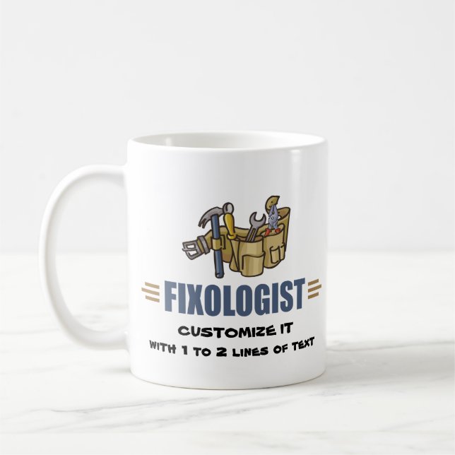 Humourous Handyman Coffee Mug (Left)