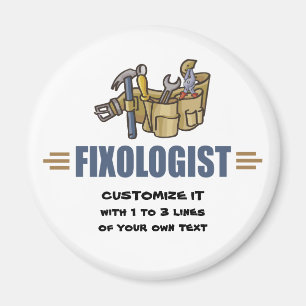 Humourous Handyman Magnet
