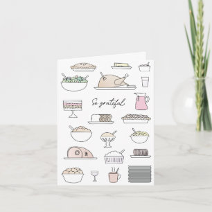 Humourous Happy Thanksgiving feast Card