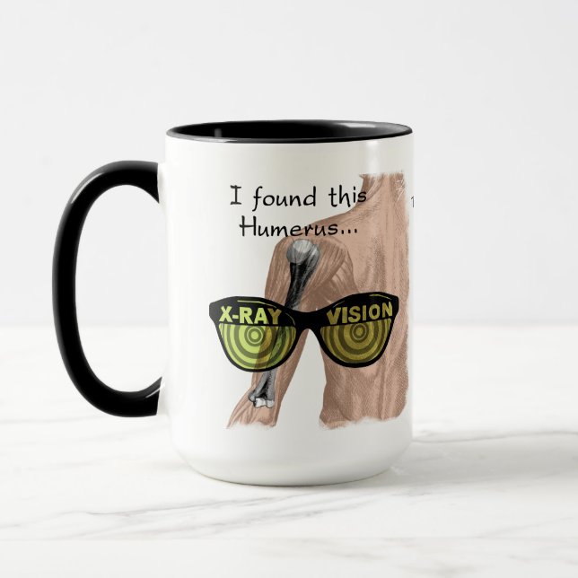 Humourous Humerus  Funny Medical Personalised Mug (Left)