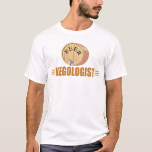 Humourous Kegologist Beer Drinking Keg T-Shirt