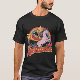 Humourous Ketamine Horse Emergency Funny Mental He T-Shirt