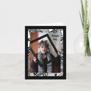 Humourous Key to Happiness Greeting Card