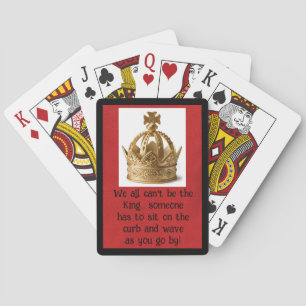 Humourous King Classic Playing Cards