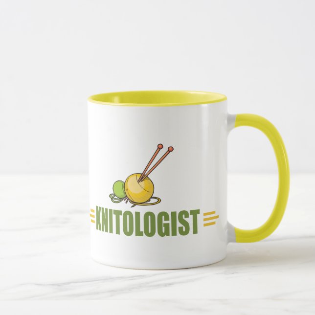 Humourous Knitting Mug (Right)