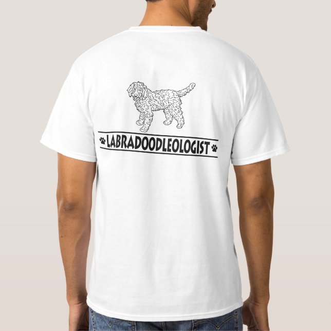 Humourous Labradoodle T-Shirt (Back)