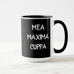 Humourous Latin Catholic Mea Cuppa Mug