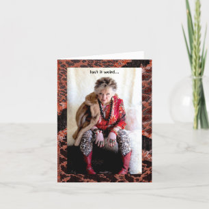 Humourous Left and Right Hands Greeting Card