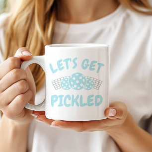 Humourous Let's Get Pickled Coffee Mug