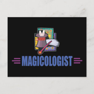 Humourous Magician Postcard