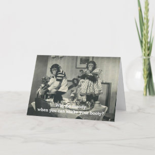 Humourous Monkey Card