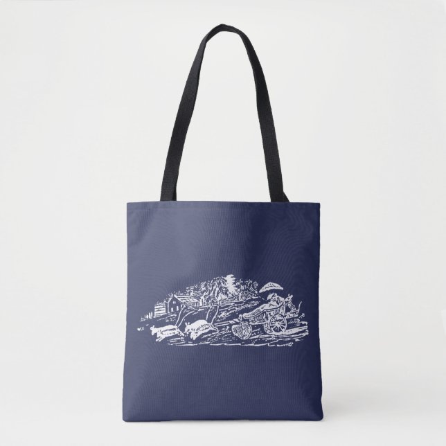 Humourous Mouse Coach Ride Tote Bag (Front)