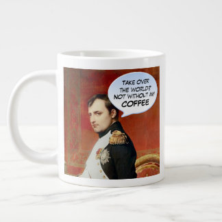 Humourous Napoleon Coffee Quote Large Coffee Mug