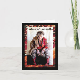 Humourous Old Penny Birth Date Card