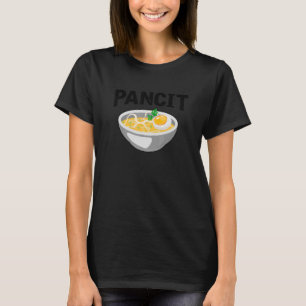 Humourous Pancit Filipinos Dining Cuisines Illustr T-Shirt