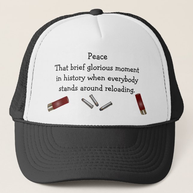 Humourous Peace Hat (Front)