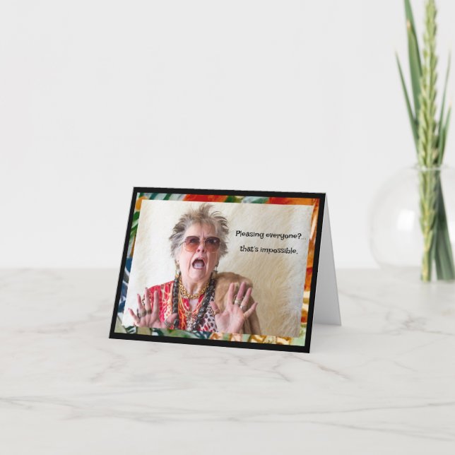 Humourous Piece of Advice Card (Front)