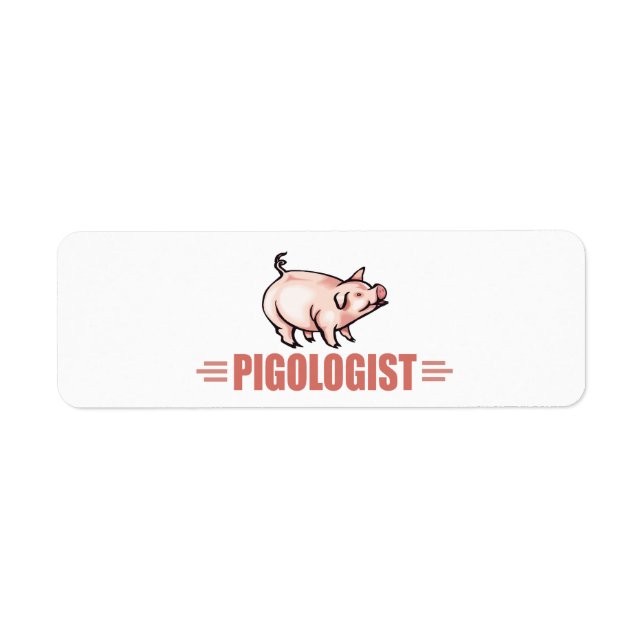 Humourous Pigs Return Address Label (Front)