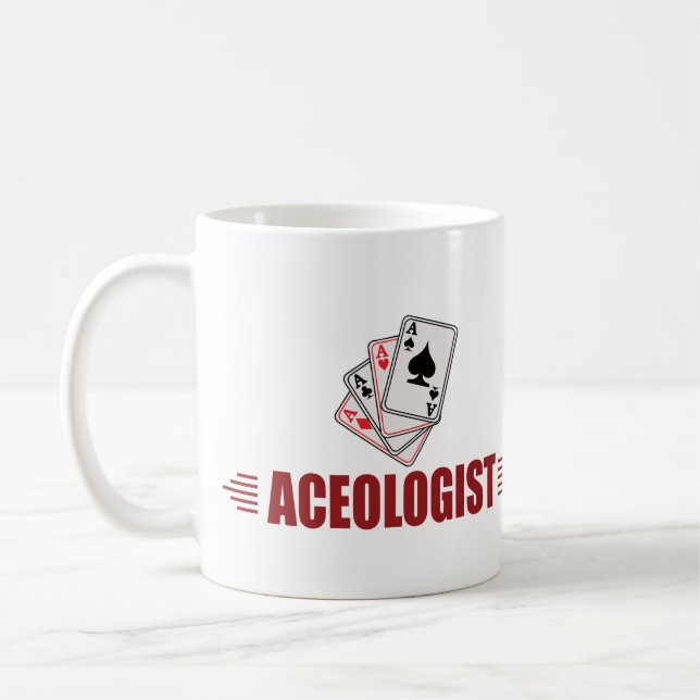 Humourous Playing Cards Coffee Mug (Left)