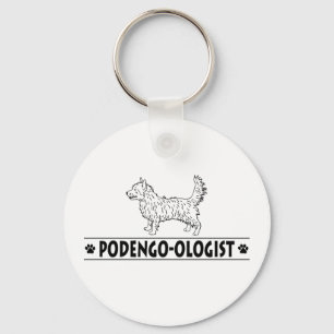 Humourous Portuguese Podengo Pequeno Key Ring