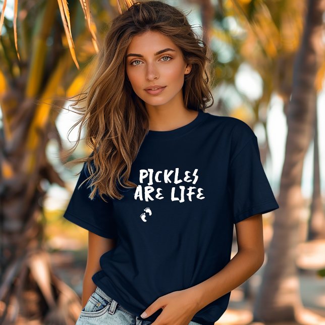 Humourous pregnancy fingerprint white T-Shirt (Creator Uploaded)