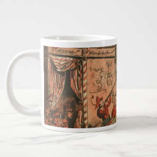 Humourous Print Of A Theatrical Performer Large Coffee Mug