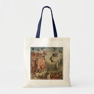 Humourous Print Of A Theatrical Performer Tote Bag