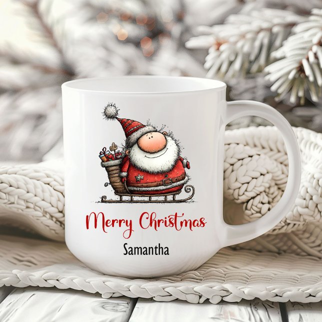Humourous Quirky Santa Claus Coffee Mug (Humorous Quirky Santa Claus Coffee Mug)
