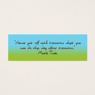 humourous quotation bookmark