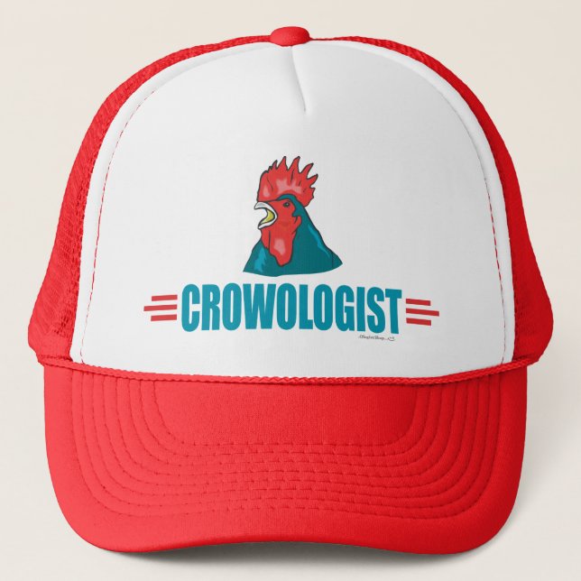 Humourous Roosters Trucker Hat (Front)