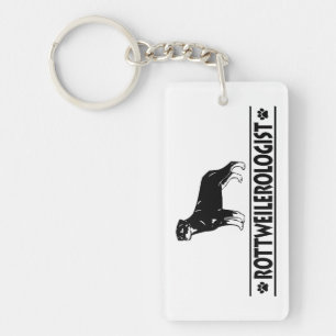 Humourous Rottweiler Key Ring