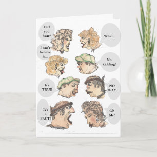 Humourous Rumours Birthdays are Good for You Card