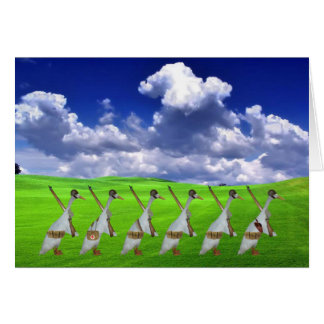 Humourous runner duck