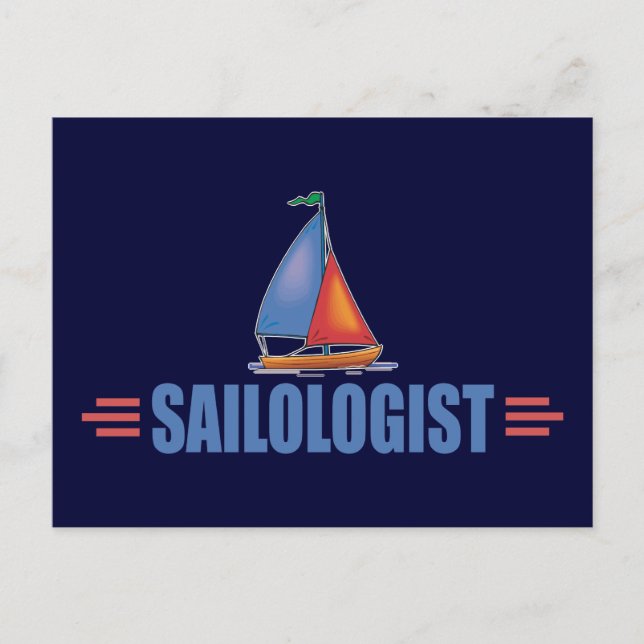 Humourous Sailing Postcard (Front)