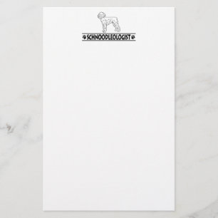 Humourous Schnoodle Stationery