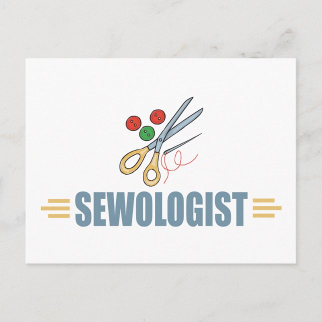 Humourous Sewing Postcard (Front)