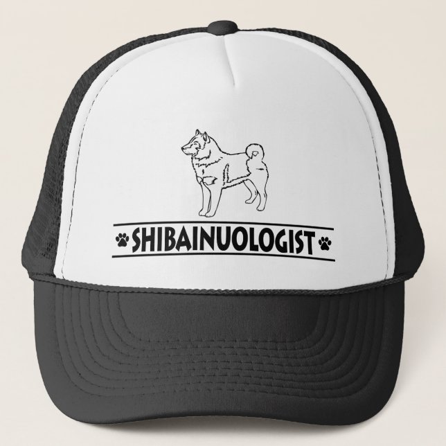 Humourous Shiba Inu Trucker Hat (Front)