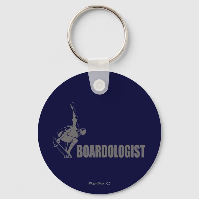 Humourous Skateboarding Key Ring (Front)