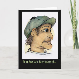 Humourous Skydiving Guy Card