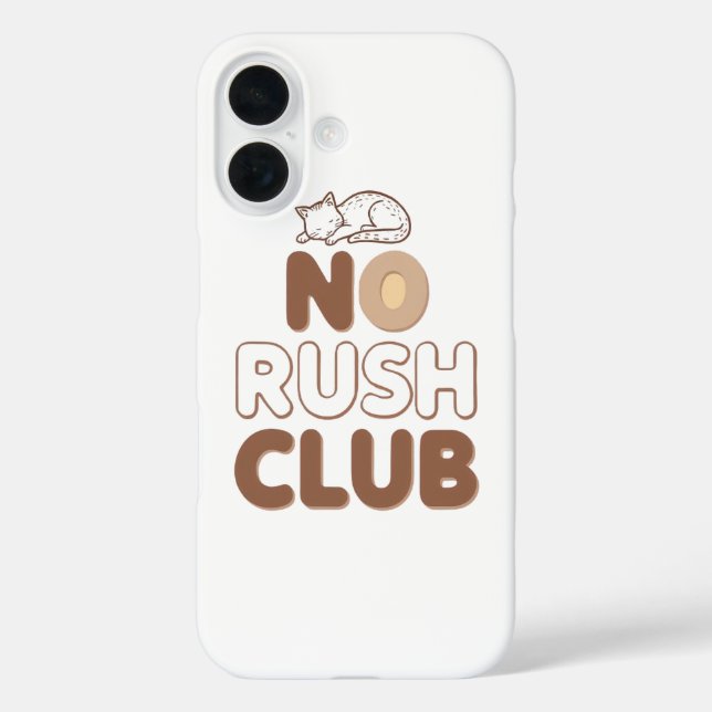 Humourous Slow Living and Lazy Day Case-Mate iPhone Case (Back)