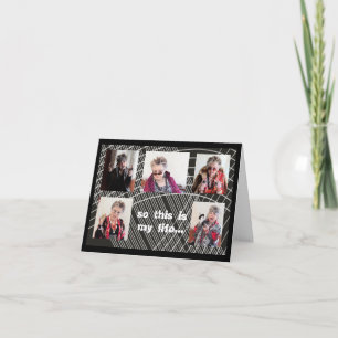 Humourous So this is Life Folded Greeting Card