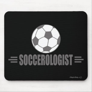 Humourous Soccer Mouse Pad