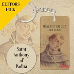 Humourous St. Anthony of Padua Prayer Key Ring<br><div class="desc">Keep your keys (and your sense of humour) close with this witty Saint Anthony of Padua Catholic keychain featuring the phrase: “Seriously? You lost them again?” Designed for those of us who can never seem to find our keys, this lighthearted accessory honours the beloved patron saint of lost things. Whether...</div>