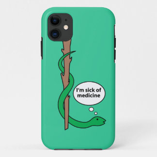 Humourous Staff of Asclepius iPhone 11 Case