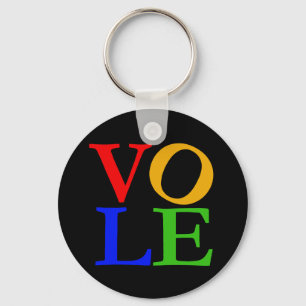 Humourous Take on LOVE T-shirts and Gifts Key Ring