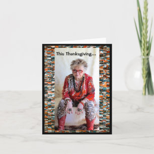 Humourous Thanksgiving Dinner Card