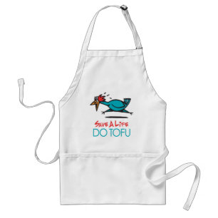 Humourous Tofu Design Standard Apron