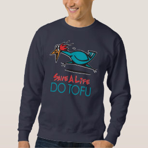 Humourous Tofu Design Sweatshirt