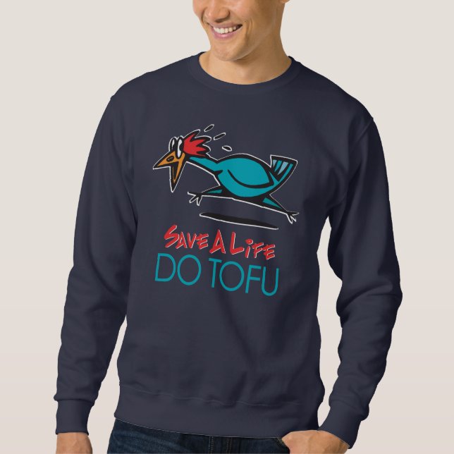 Humourous Tofu Design Sweatshirt (Front)