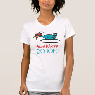 Humourous Tofu Design T-Shirt